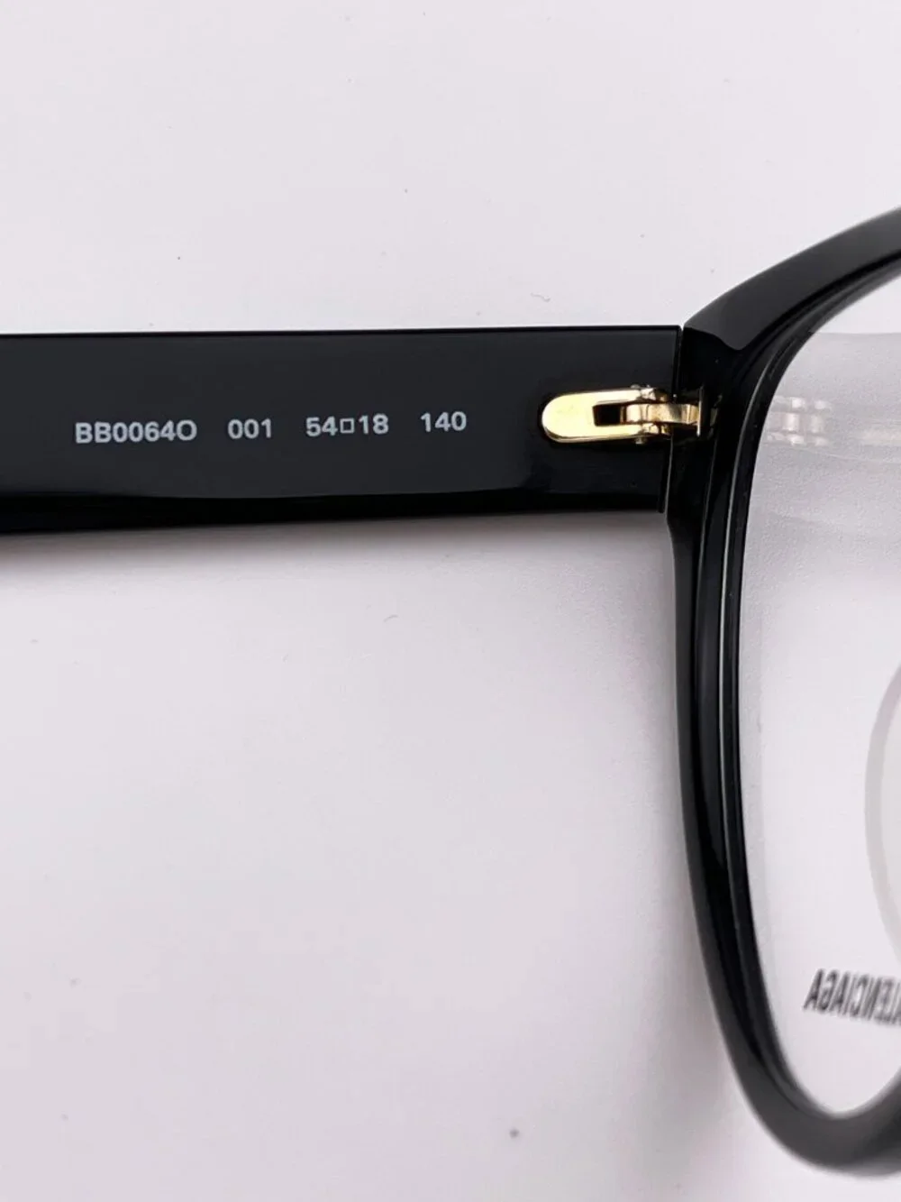 BALENCIAGA BB0064O 001 BLACK CAT EYE EYEGLASSES